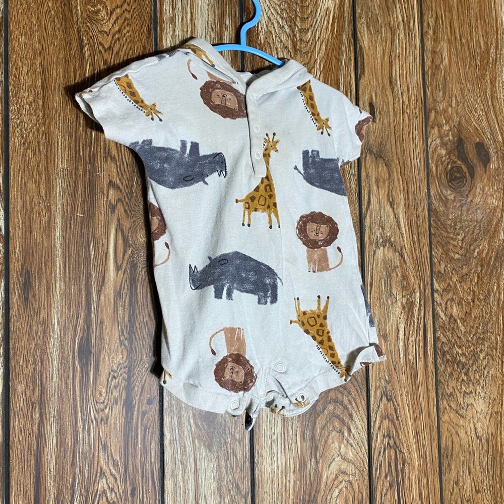 Carter's Cream Baby Romper